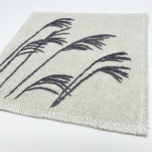 Hand Embroidered Wild Grass Patch