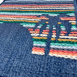 Denim Sunset Patch