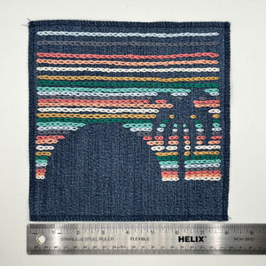 Denim Sunset Patch