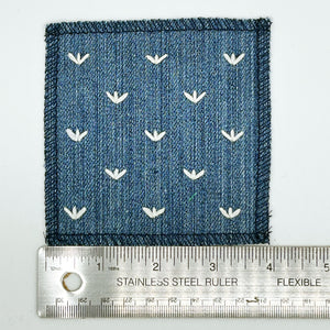 Open image in slideshow, Square Patch with Embroidered Sprouts
